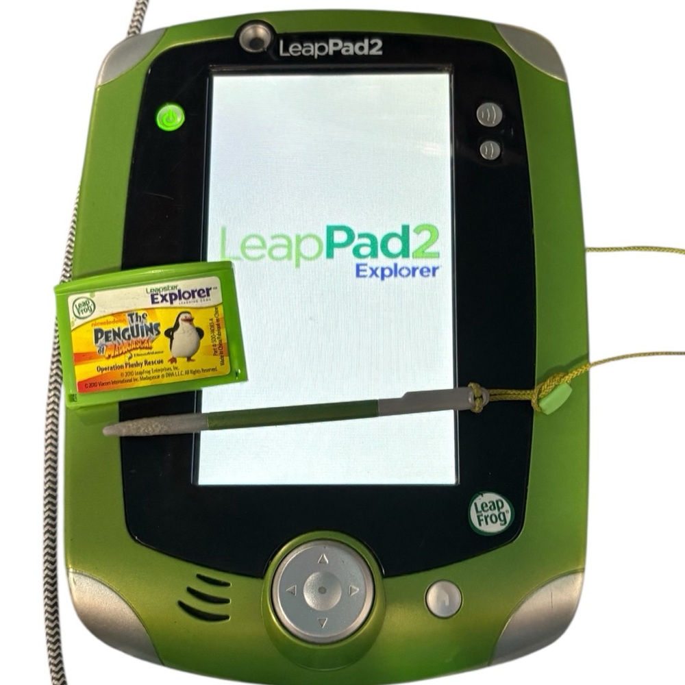 LeapFrog LeapPad2 Explorer Green Learning Tablet & 1 Game